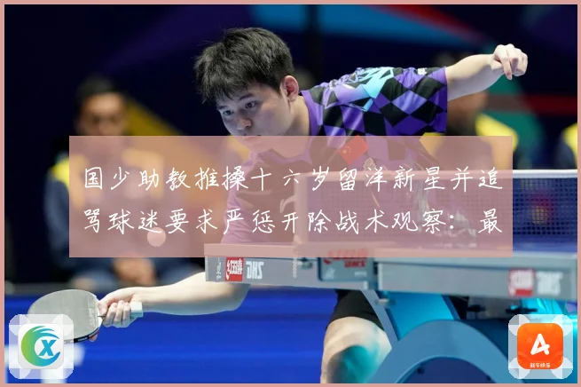 国少助教推搡十六岁留洋新星并追骂球迷要求严惩开除战术观察：最新赛事动态与深度分析